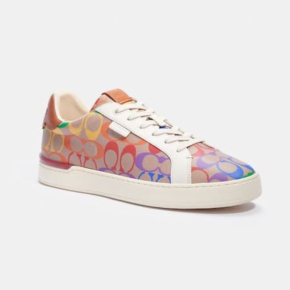 Coach Shoes Coach Lowline Low Top Sneaker In Rainbow Signature